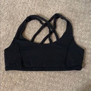 Ivivva all black sports bra